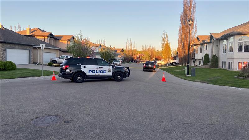 Edmonton police was on scene at 88 Avenue and 207 Street Saturday evening after a child was struck by a vehicle. 