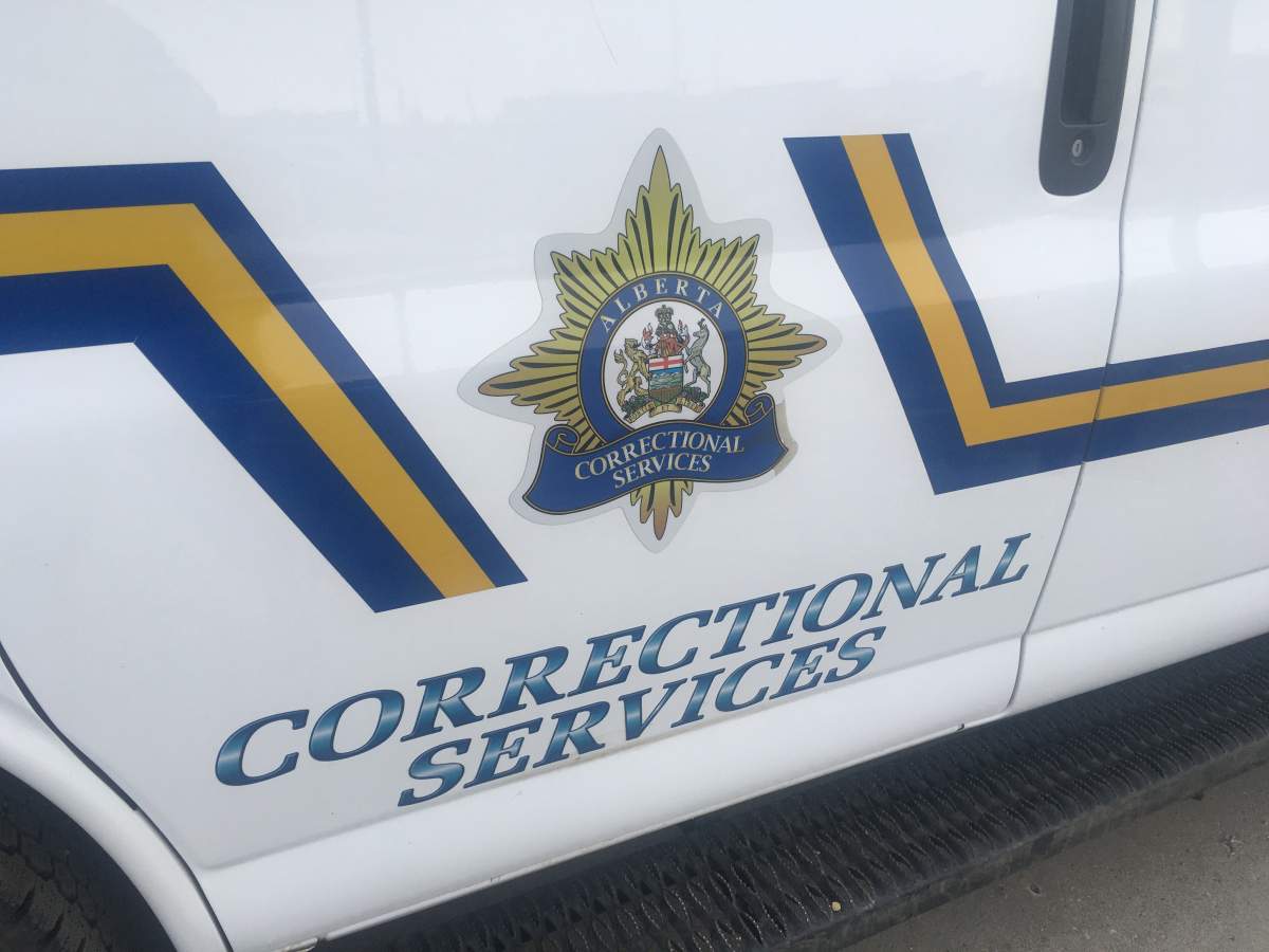 File: Picture of an Alberta Correctional Services vehicle.