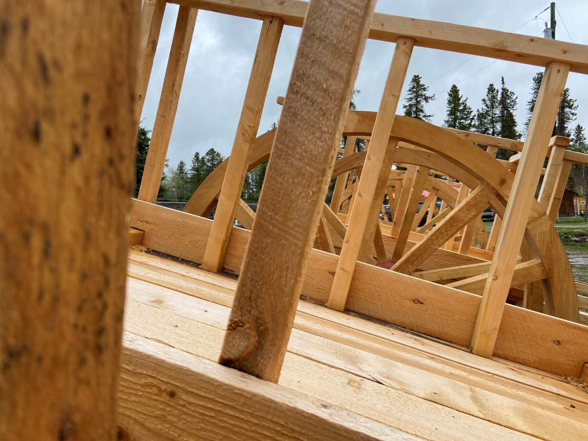 George\’s red river cart.