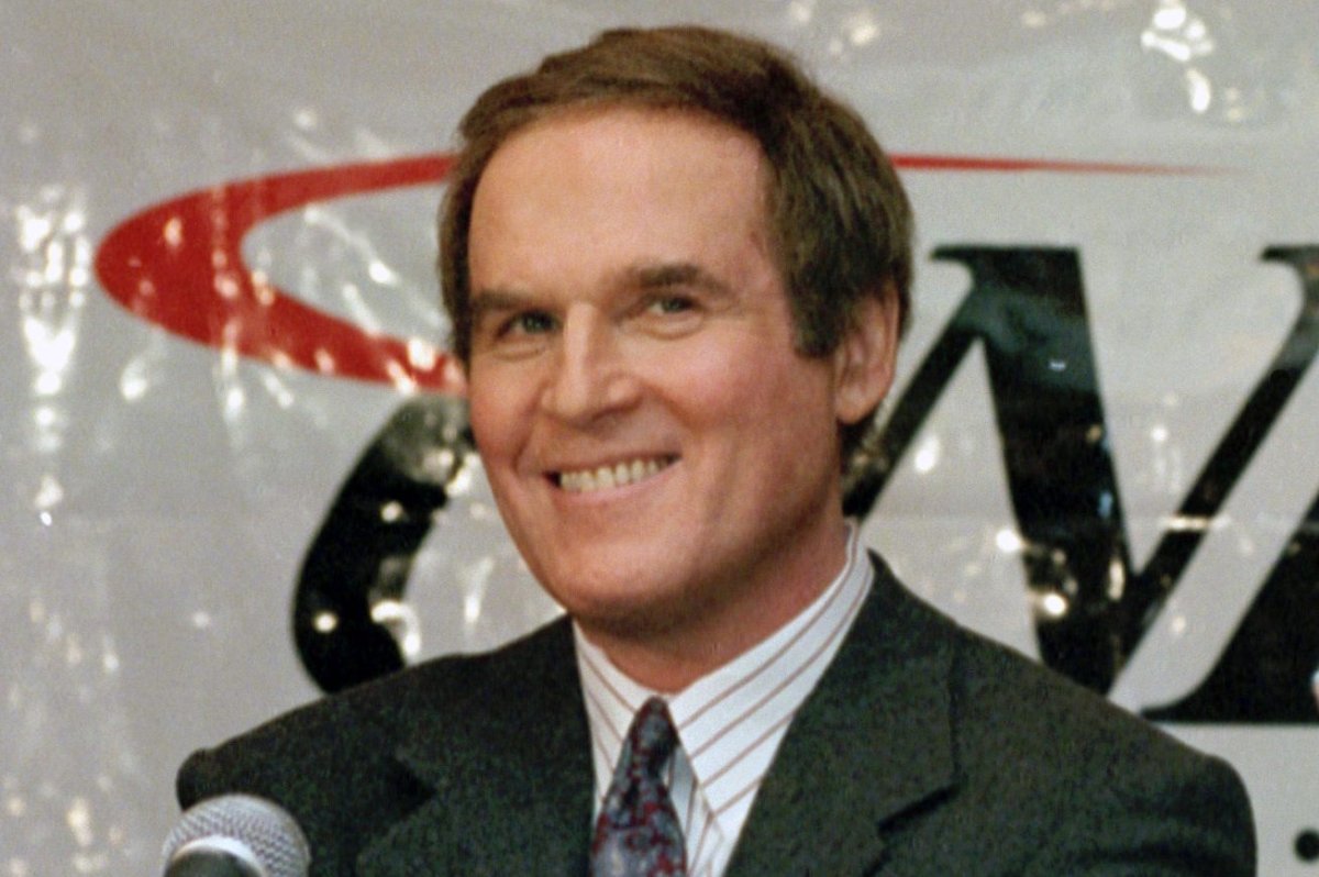 Actor/comedian Charles Grodin, appears at a news conference announcing him as host of CNBC's new primetime show "Charles Grodin" in New York on Nov. 15, 1994.