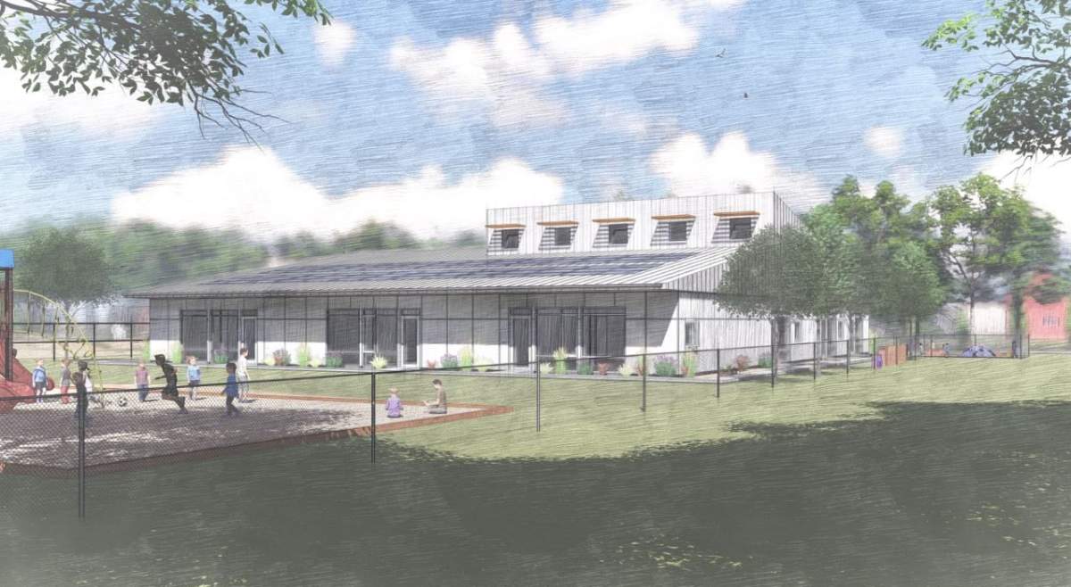 The final design for the Edmonton Avenue Child Care Project.