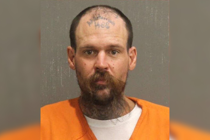 Nicholas Newhart, 39, is show in this mugshot photo from May 1, 2021.