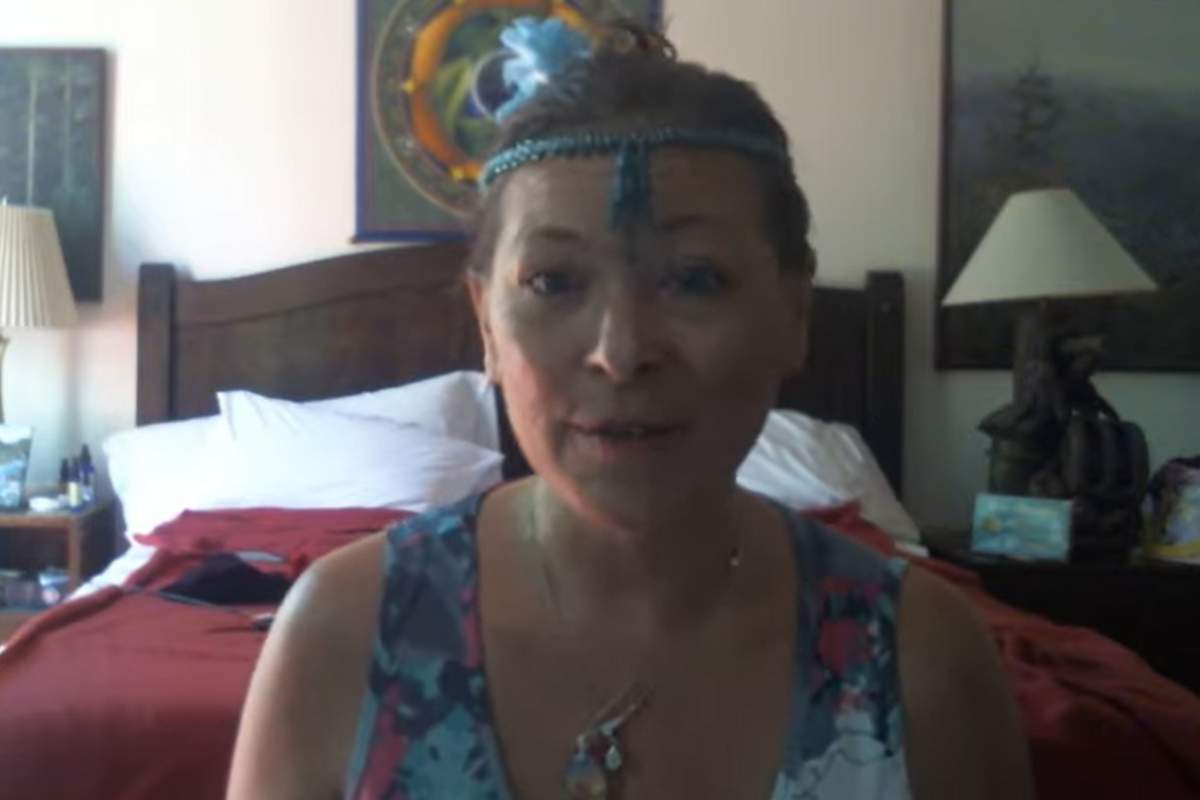 Amy (Lia) Carlson is shown in this image from a 2017 YouTube video.