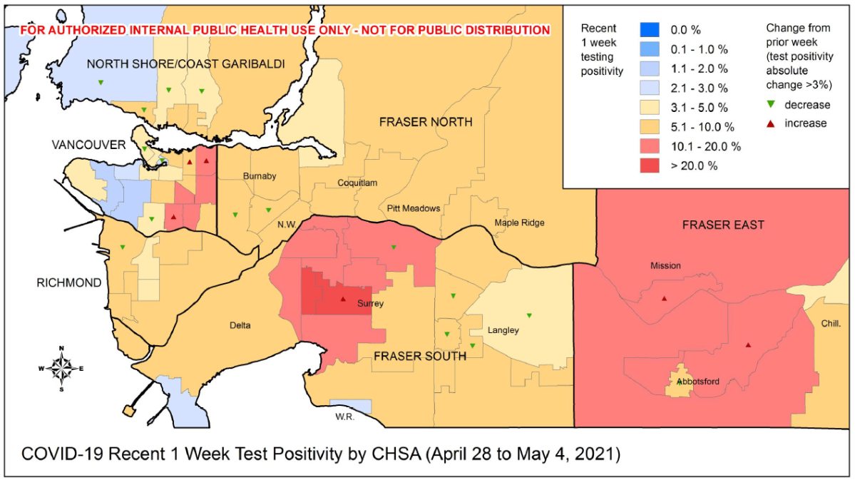 Some of B.C.’s COVID hot spots also have the lowest vaccination rates, data shows - image