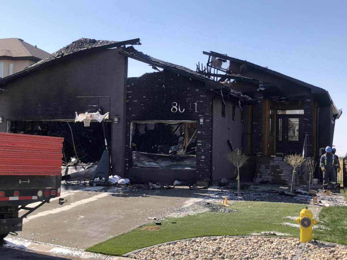 The cause and damage estimate for a fire on Edgewater Bay is still being investigated.