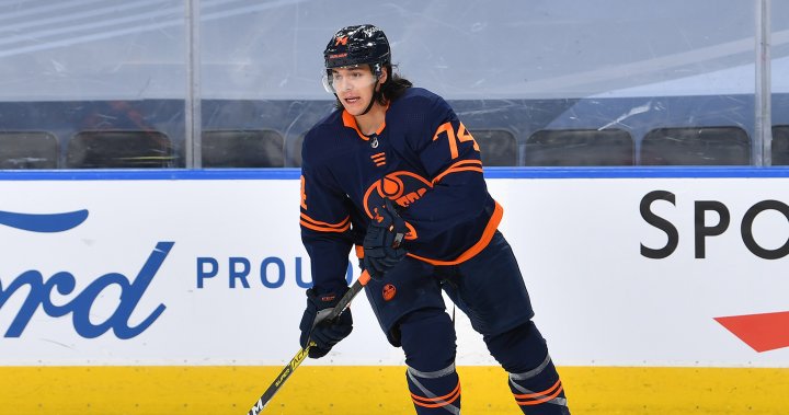With newfound focus, Ethan Bear's hunting for spot on Oilers blue line