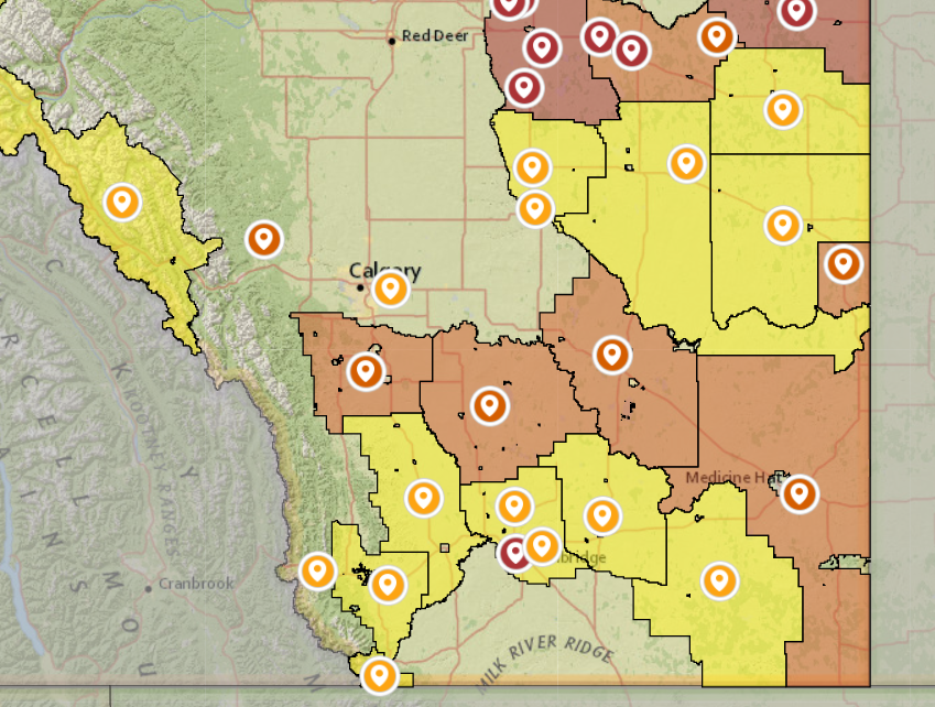 Alberta fire outlet ban