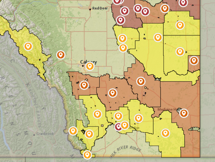 alberta wildfire travel restrictions