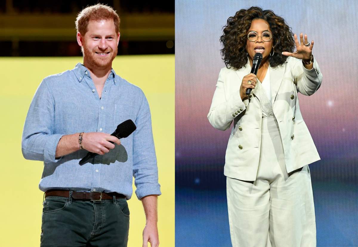 Prince Harry, Oprah Winfrey.