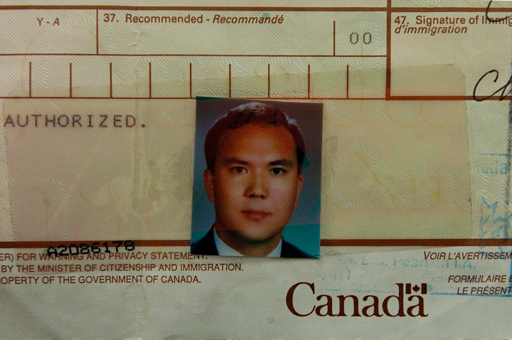 ‘He’s a Canadian’: Immigration papers belonging to Huseyin Celil, a Canadian man with dual nationality, detained in China since 2006.