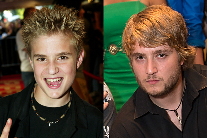 In this composite photo, Kevin Clark is shown at the Toronto International Film Festival on Sept. 10, 2003, left, and at the ‘School of Rock’ Reunion in Austin, Texas on Aug. 29, 2013.