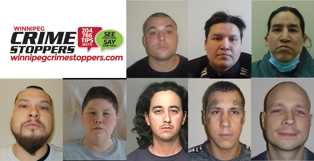 Winnipeg Cops Crime Stoppers Release Latest Most Wanted List