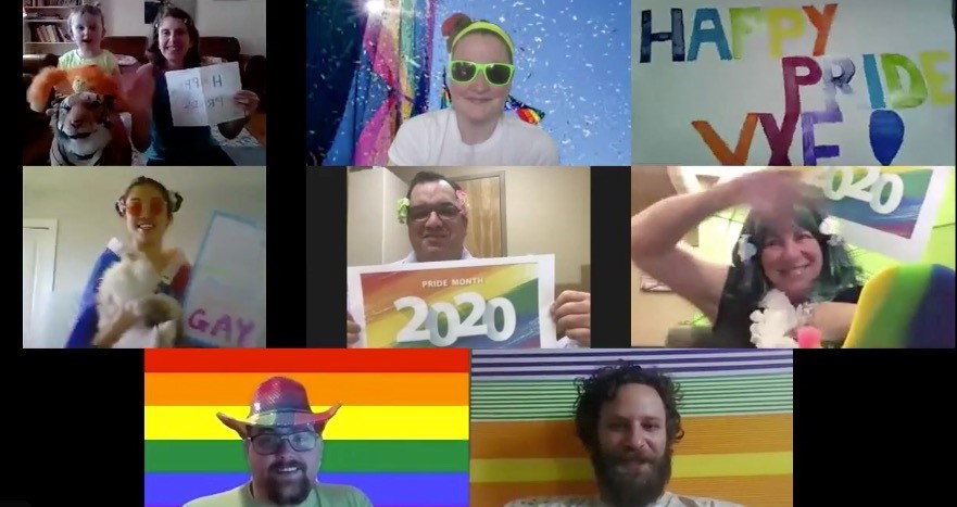 People showed their pride online last year during the virtual parade.