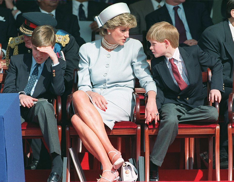 Prince William, Princess Diana, Prince Harry