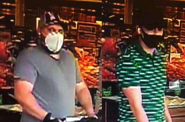 Kingston police are looking for these two men, who allegedly stole the purse of a 93-year-old woman from her walker.