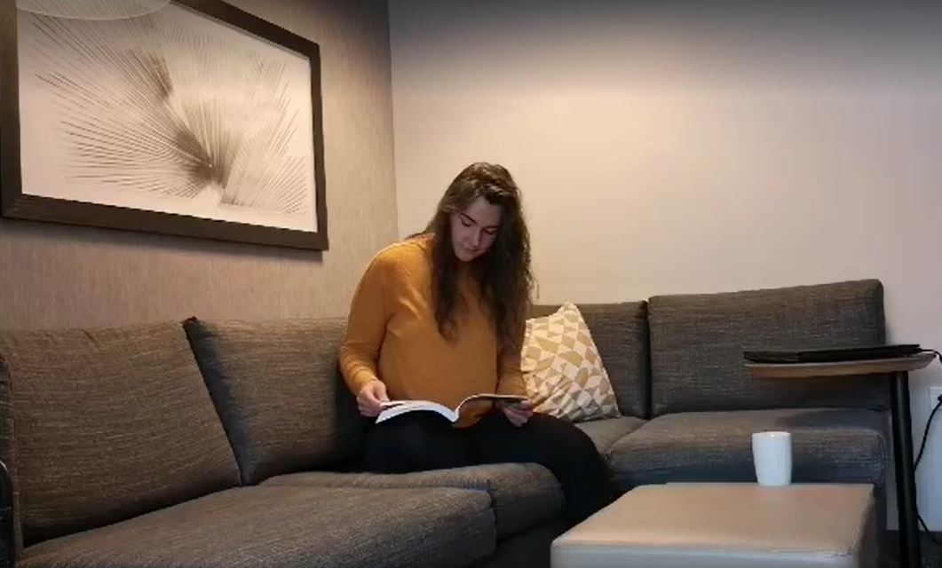 Rachel McAdam is two days into her mandatory hotel isolation.