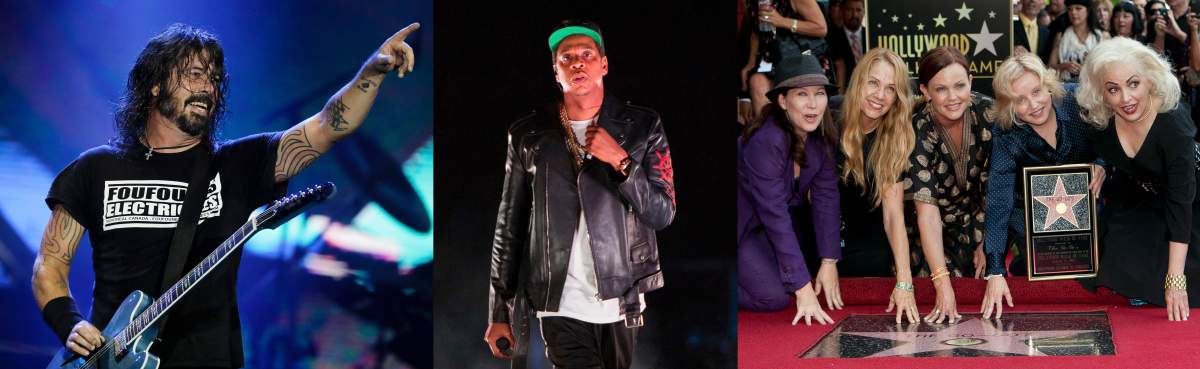 Foo Fighters, Jay-Z, the Go-Go's