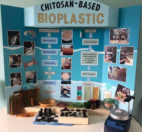 Audrey Kavchak, grade 7, was chosen to compete in the Canada-Wide Science Fair. Her project explores an alternative to plastic.