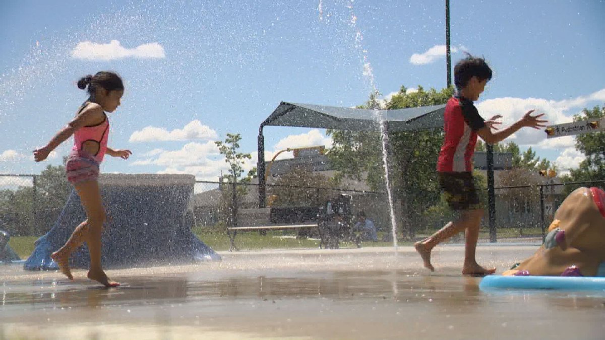 Winnipeggers can enjoy splashing around on the city's spray pads until Sept 11.