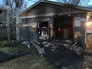 The detached garage fire was first spotted by the Saskatoon police plane patrol who then notified the Saskatoon fire department. Damage is estimated at $40,000. 