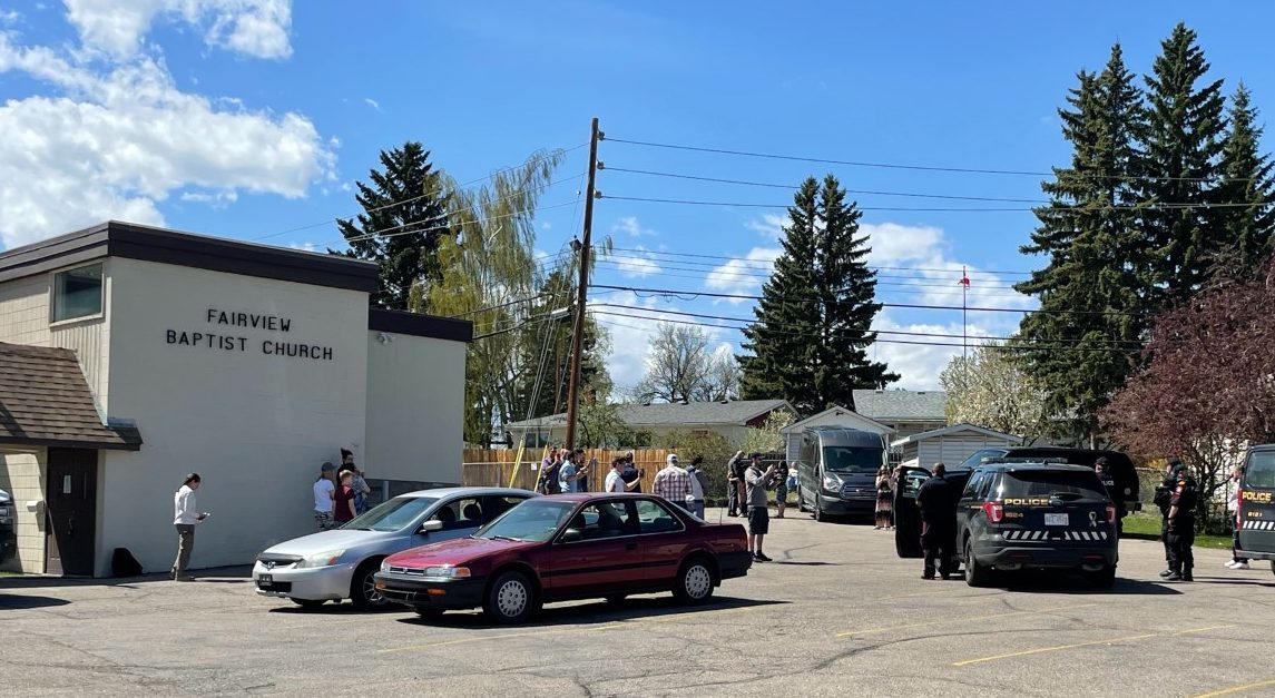 Calgary pastor Tim Stephens from Fairview Baptist Church was arrested on Sunday, May 16, 2021.
