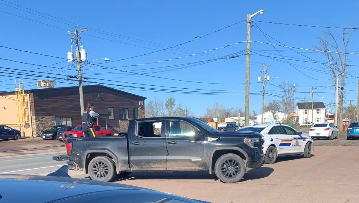 Autobody shop owner Steven Parker said a truck showed up this morning that appeared to have bullet holes.