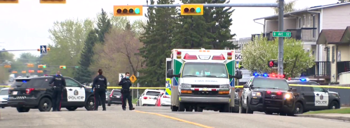Calgary police responded to a shooting on Tuesday, May 25, 2021.