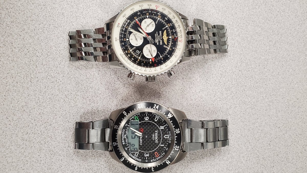 Waterloo Regional Police say they recovered two high-end watches during the arrest.