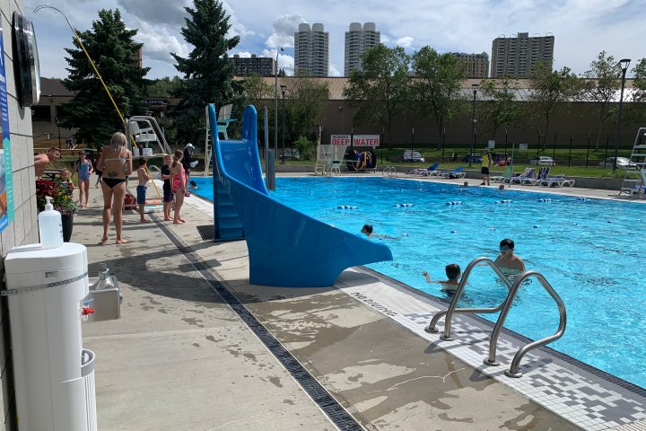 Hot weather prompts opening of Edmonton’s outdoor pools