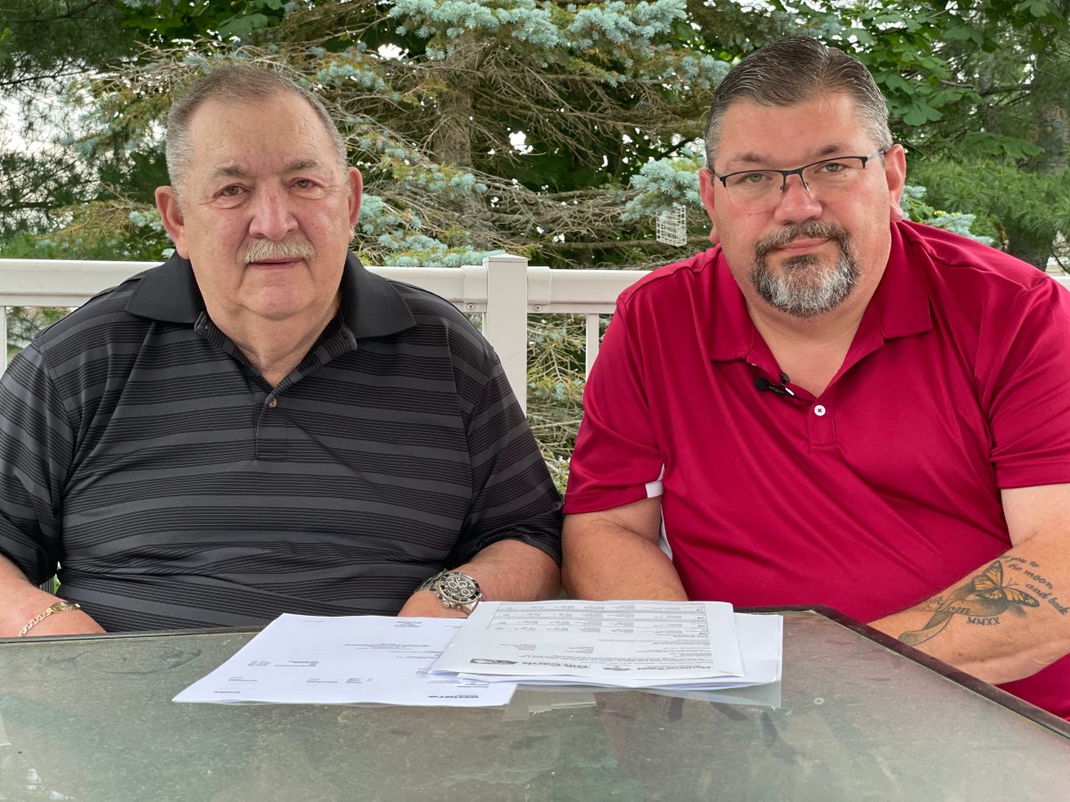 Roger and Michael Doucette say they want a refund from WestJet vacations, after their 2020 trip was cancelled due to the pandemic. 