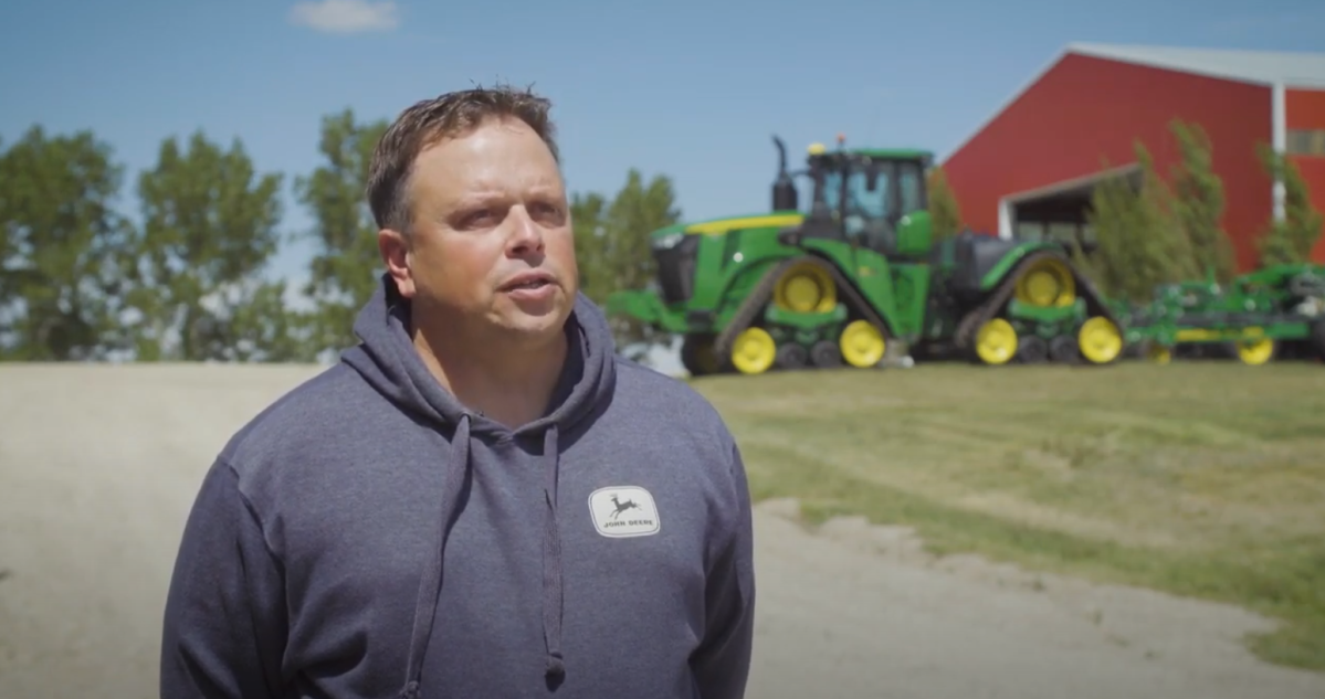 Hilton’s family farm is in Wheatland County, roughly 64 km west of Calgary, Alta.