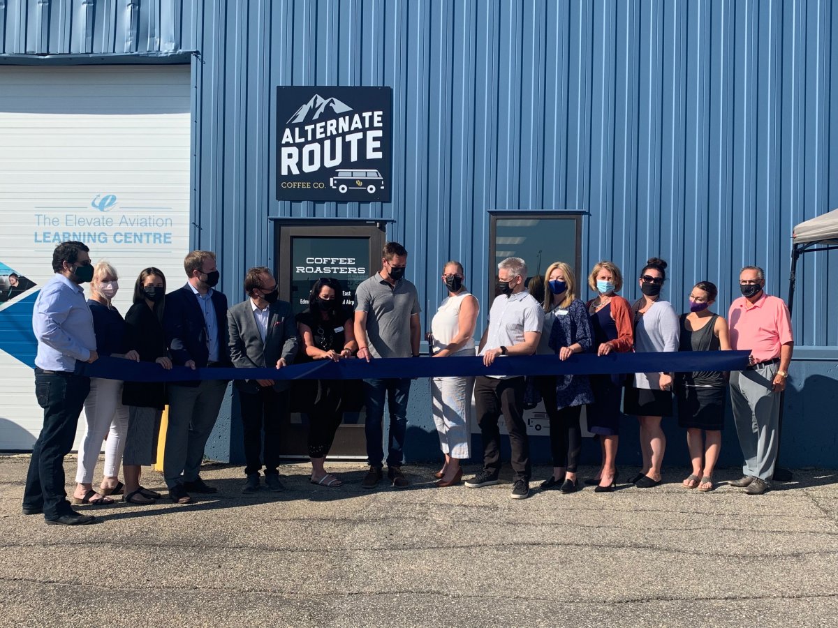Alberta-based Alternate Route Coffee is setting up its operation within Edmonton International Airport City Sustainability Campus, June 28, 2021. 