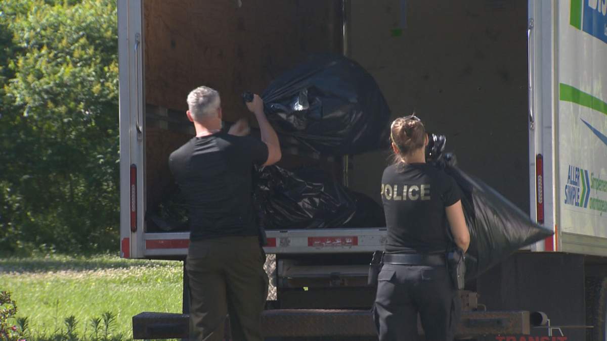 Provincial police teams raided 16 buildings Wednesday morning, including residences and vehicles, in what officials are calling a drug trafficking ring selling cannabis online.