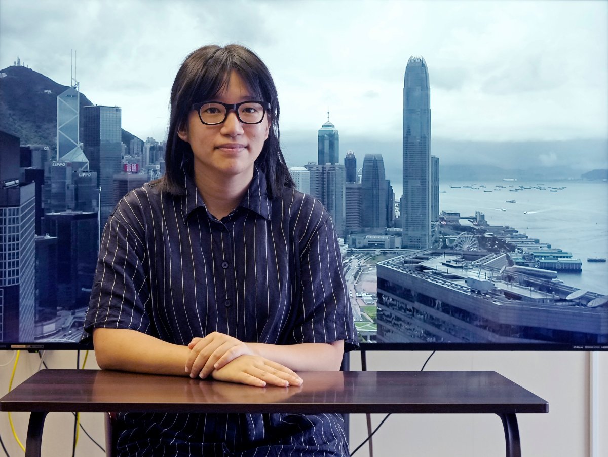 In this Monday, May 24, 2021, photo, Chow Hang Tung, Vice Chairperson of the Hong Kong Alliance in Support of the Democratic Patriotic Movements of China poses after an interview in Hong Kong.