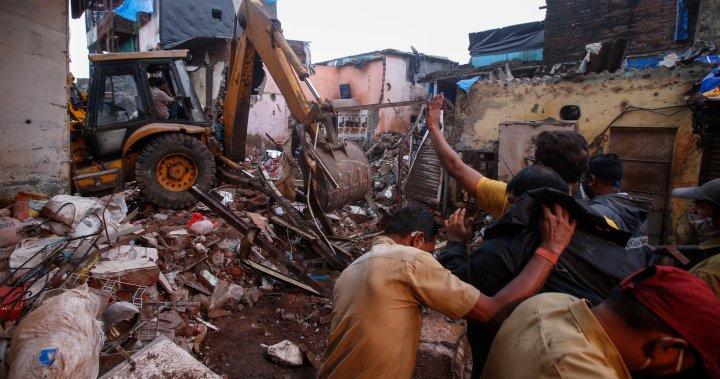 11 killed after building collapses in Mumbai following heavy monsoon rains