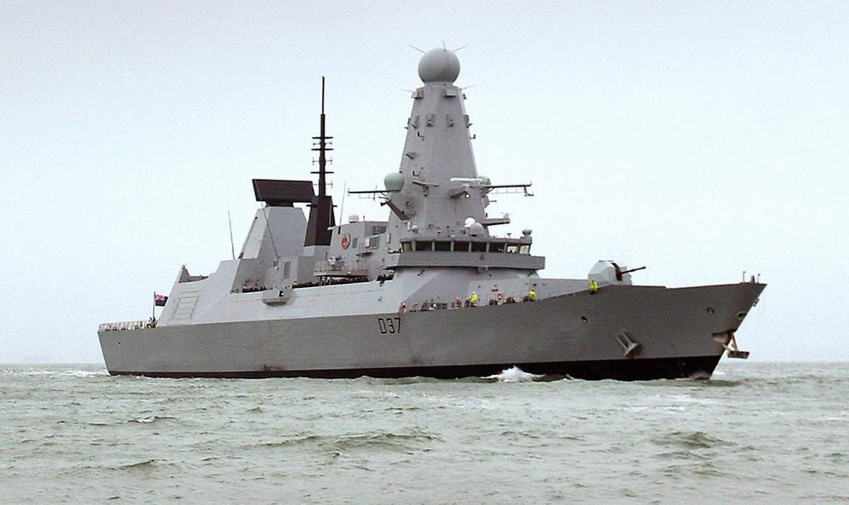 FILE -- This undated Ministry of Defence handout shows the HMS Duncan, a Type 45 Destroyer for the Royal Navy.