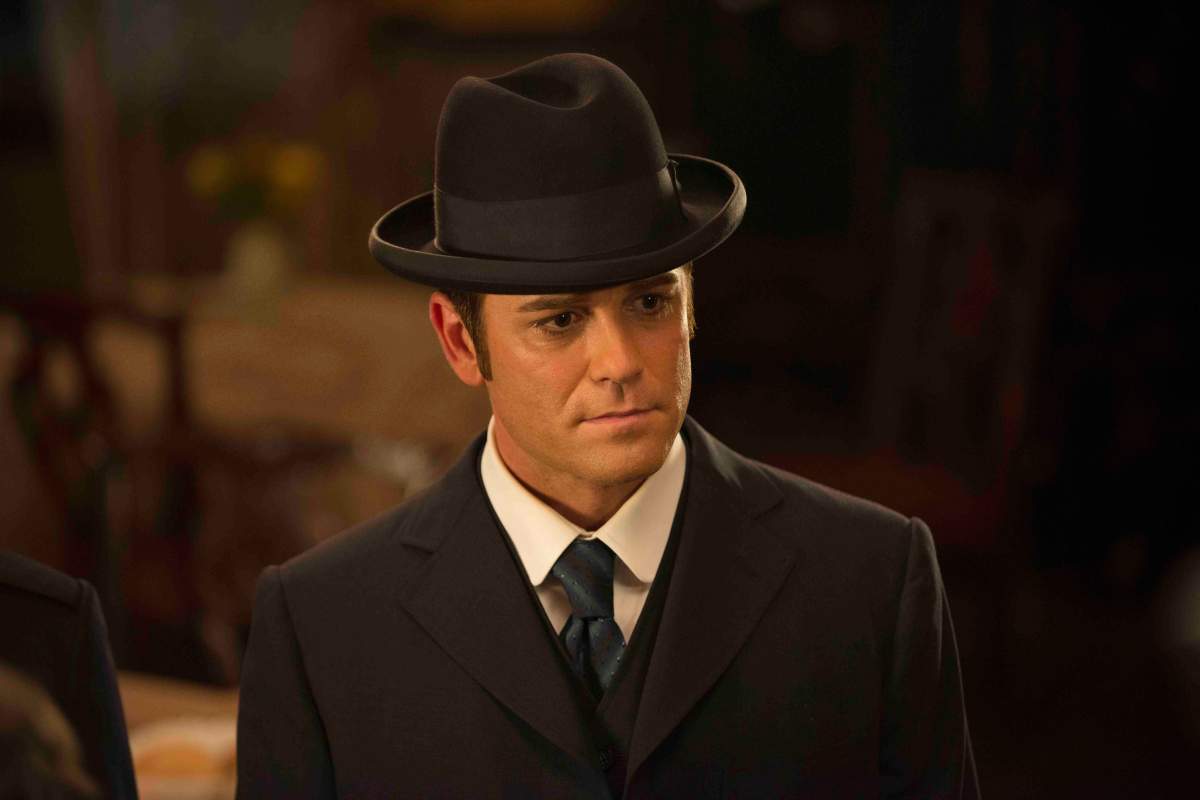 A scene from an episode of 'Murdoch Mysteries' in 2015.