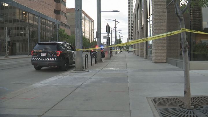 Police are investigating after they say a person was seriously injured in a stabbing near a Calgary CTrain station on Friday night.