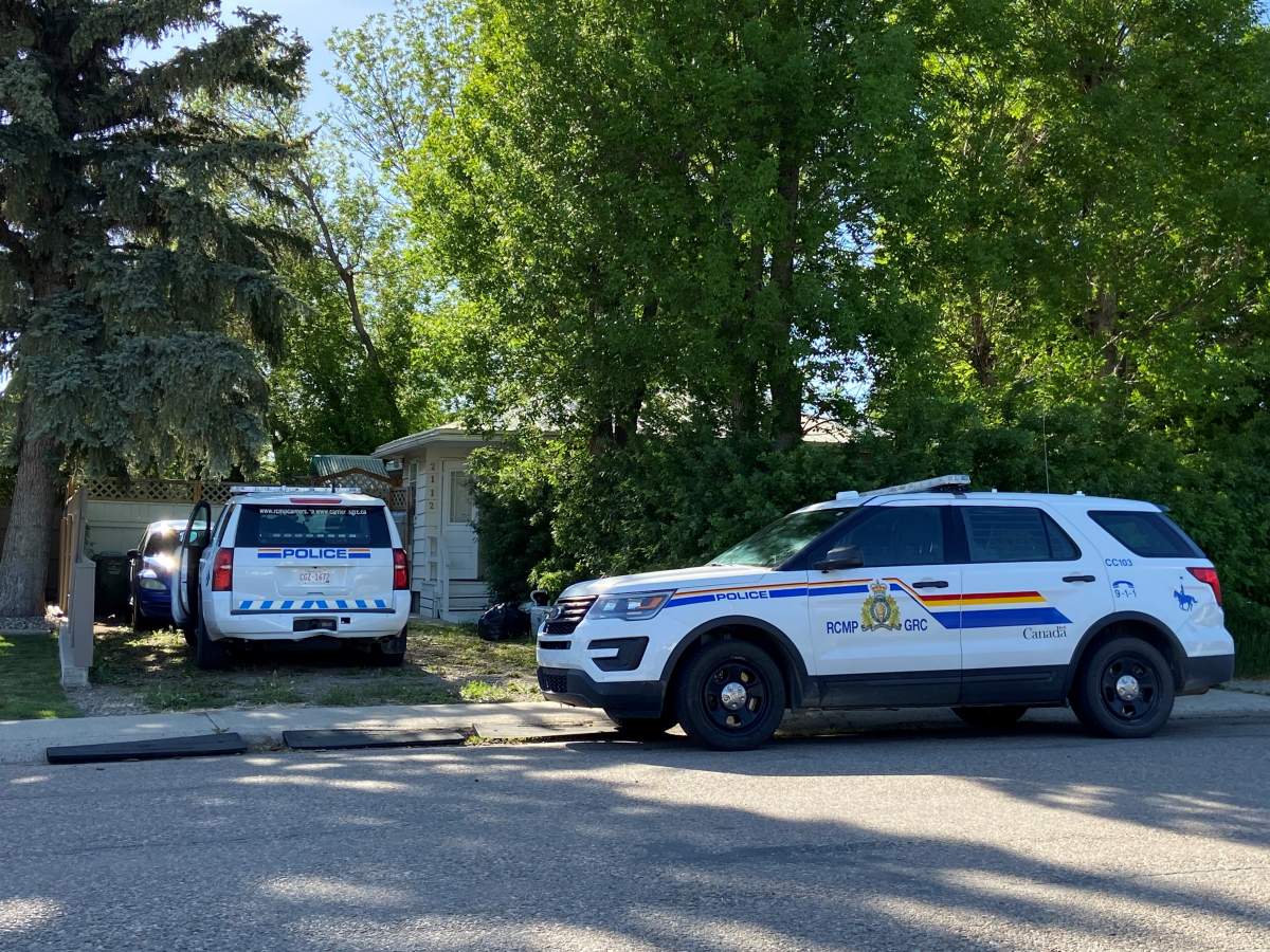 RCMP are investigating two suspicious deaths at a home in Coaldale, Alta.