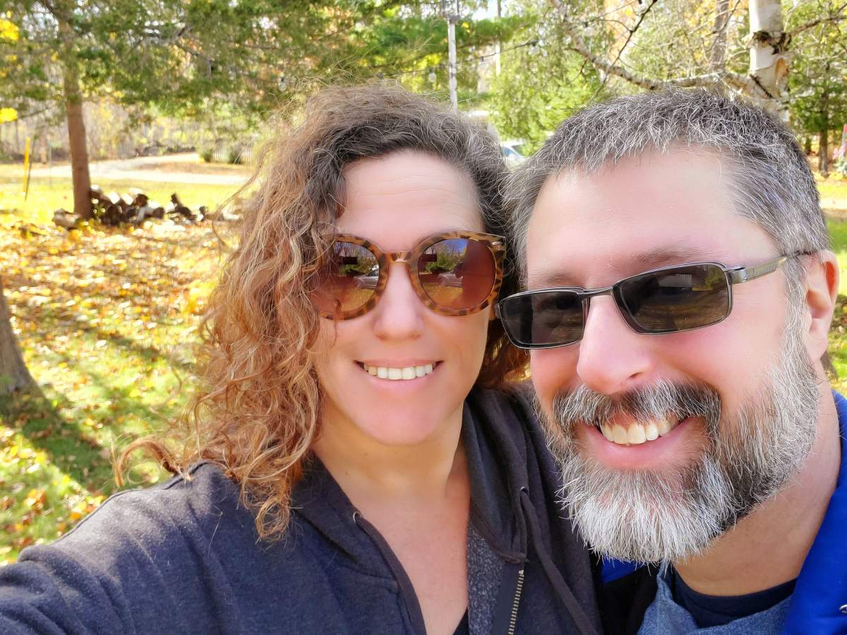 Jennifer Goulden and Chris Arnold are saying goodbye to their house in Kitchener. The couple is moving to a 1988 yacht cruiser in Penetanguishene, Ont.