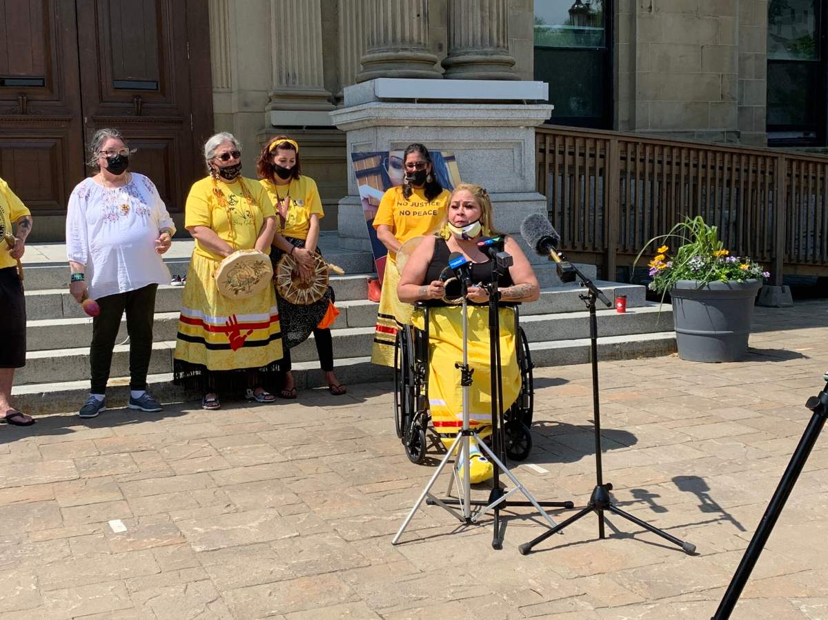 Martha Martin, Chantel Moore’s mother, says she was “disappointed, but not surprised” by the decision to not pursue charges against the officer.