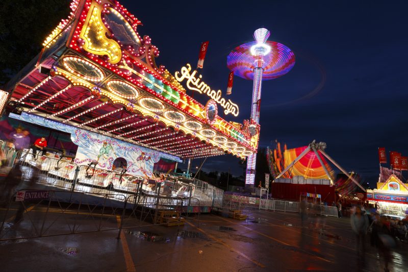 File: The Calgary Stampede fair grounds.