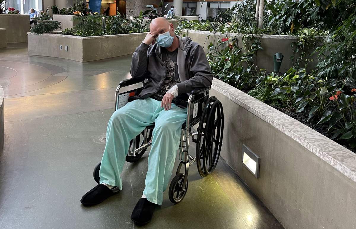 Edson, Alta. man Murry Hellekson in hospital after developing Guillain-Barré Syndrome, which presented itself two weeks after receiving his first dose of the AstraZeneca vaccine.