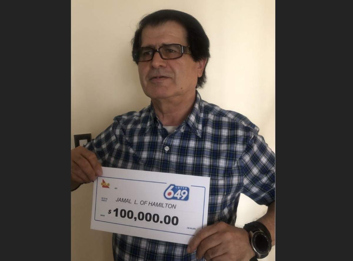 Jamal Ludin of Hamilton says he plans to use his lottery winnings to purchase an investment property.