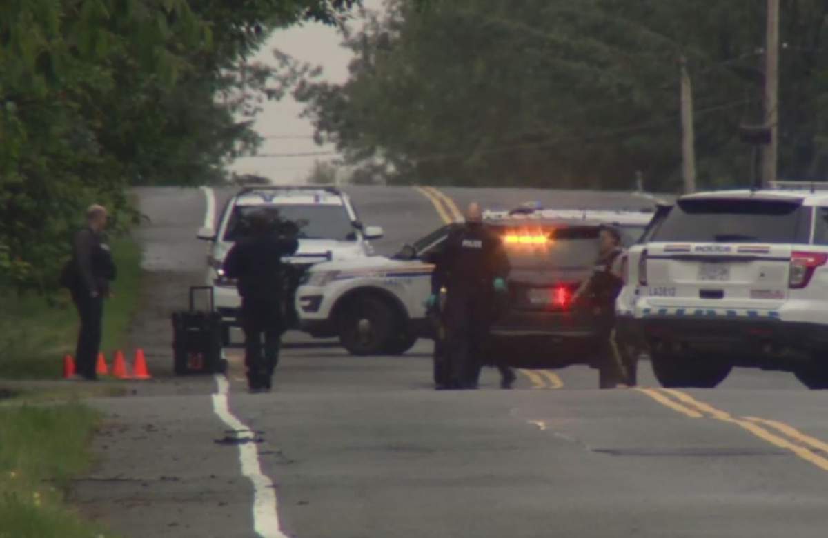 Langley RCMP are investigating a shooting in a rural area of Aldergrove Sunday.