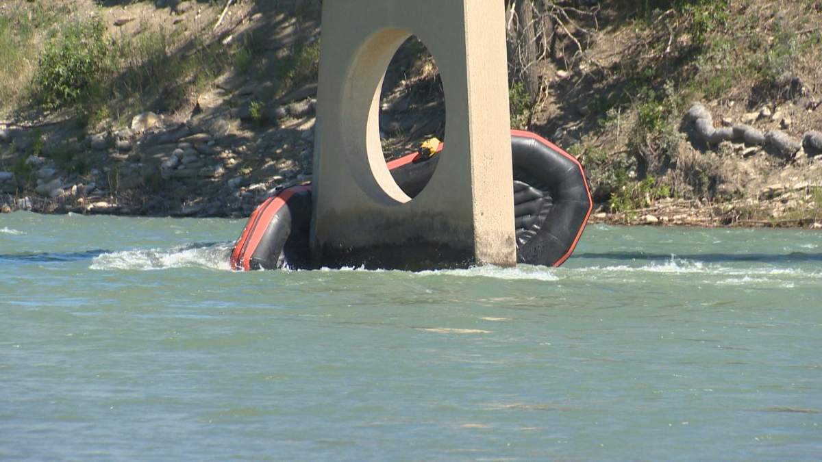 Emergency crews conducted multiple water rescues in Calgary on Saturday, June 26, 2021.