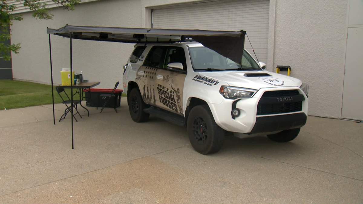 The Immunization Special Forces vehicle will be bringing COVID-19 vaccines to vulnerable populations in and around Calgary. 