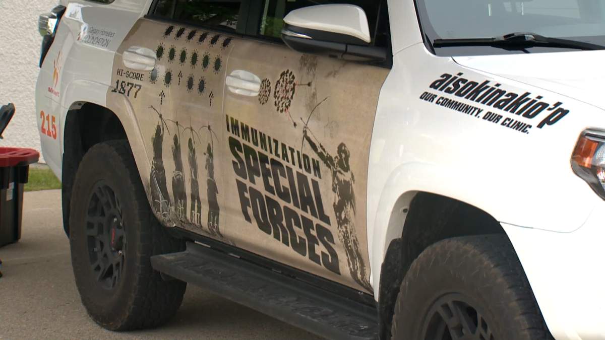 The Immunization Special Forces vehicle will be bringing COVID-19 vaccines to vulnerable populations in and around Calgary.