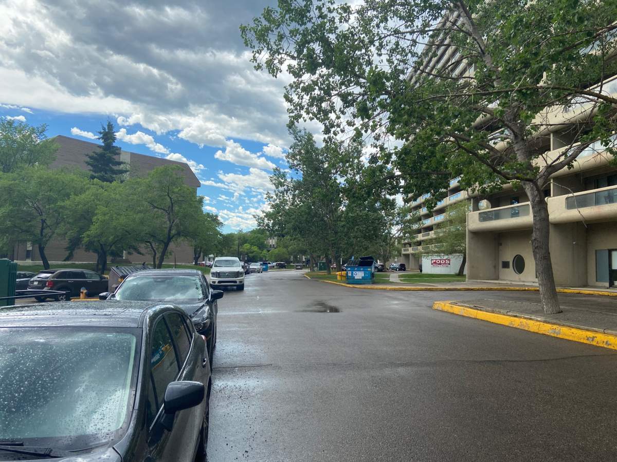 A manslaughter charge has been laid after police say a man died following a stabbing in the area of 69 Avenue and 173 Street on Thursday, June 3, 2021.
