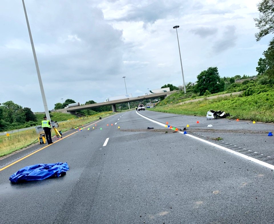 A 65-year-old man is dead after a head-on collision on Highway 403 in Ancaster.